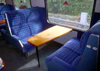Metropolitan Heritage Train seating bay