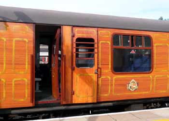 guard door Metropolitan Heritage Train.