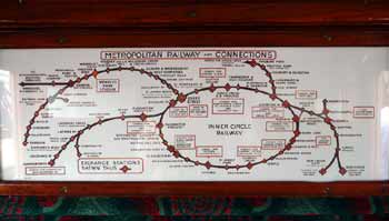 Metropolitan Railway route map