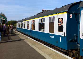 British Mk1 CK compartment carriage blue grey livery InterCity.