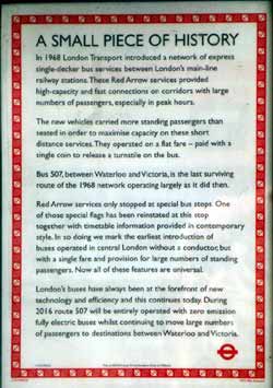 Red Arrow Bus Service Information.