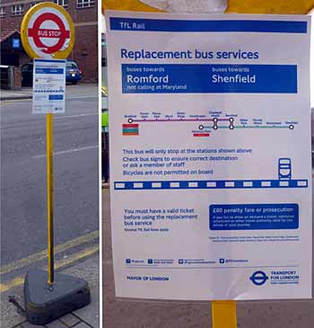 dolly stick portable Bus Stop Flag.