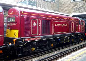 class 20 142 Sir John Betjeman diesel engine