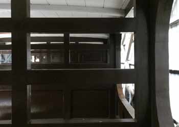 inside second class GWR broad gauge compartment