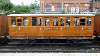 side view District Railway Coach 100