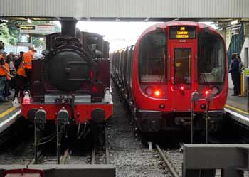 Steam On The District S7 underground train