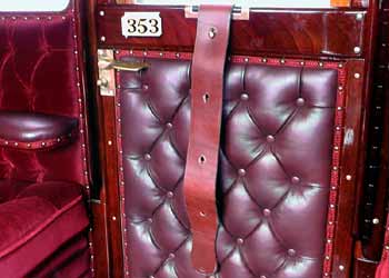 deeply buttoned upholstery