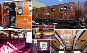 Metropolitan Railway 1st class Jubilee Coach 353.