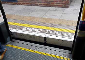 Track sharing at Ealing Common station.