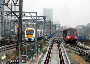 Route sharing C2C and District Line.