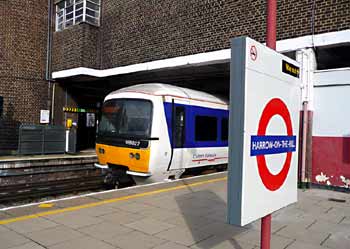 Chiltern 165 at Harrow On The Hill station.