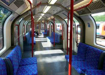 Central line 1992 Tube Stock.