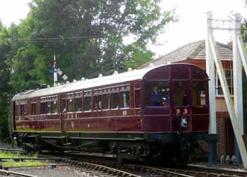 GWR Railmotor No.93 at Didcot Railway Centre.