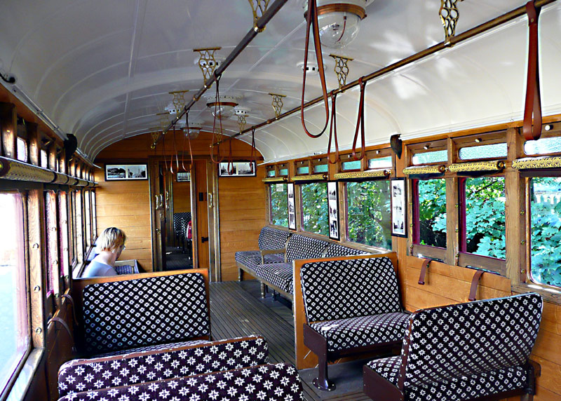 Inside GWR Railmotor.