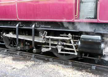GWR Railmotor showing powered bogie.