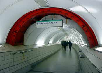 Former Greathead type tunnelling shield at Bank station.