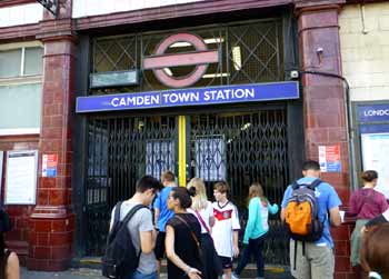 Camden Town station.