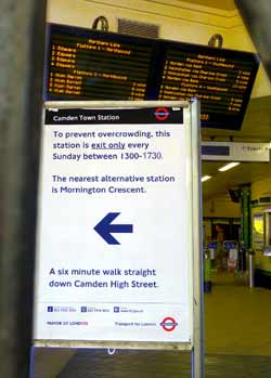 Camden Town station.