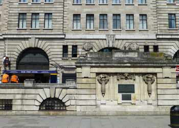 Baker Street station frontage.