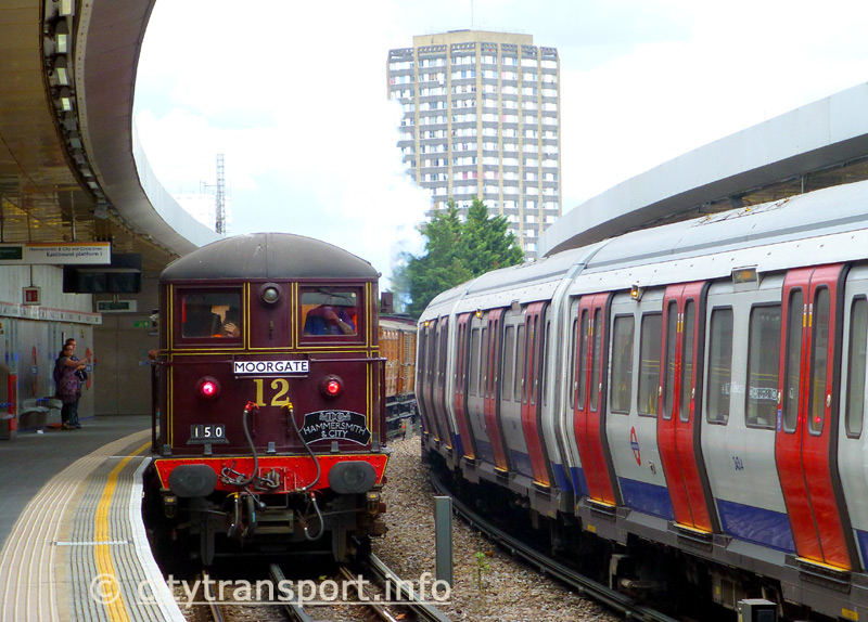Metropolitan Railway Electric Locomotive Sarah Siddons.