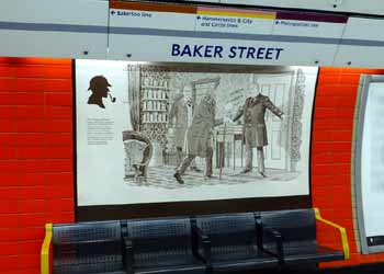 Jubilee line Baker Street station.