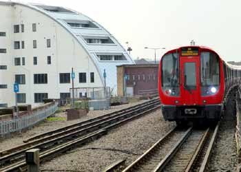 S Stock Train near Latimer Road station.