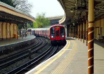 S7 Stock Train At Westbourne Park Station.