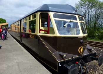 Great Western Railway diesel railcar No.22.