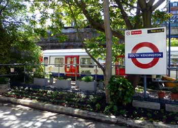 flower bed South Kensington station