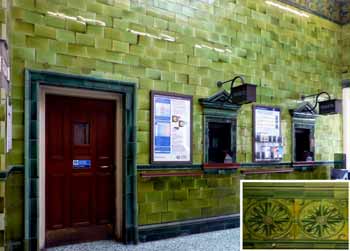 Barons Court ticket office.