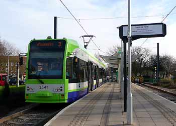 New Addington tram stop Tramlink.