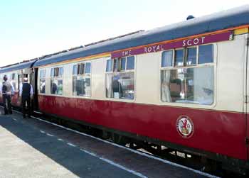 The Royal Scot railtour Mk1 passenger carriage.