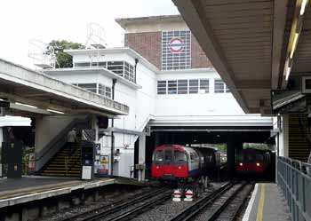 Art Deco Staircase Northfields station.