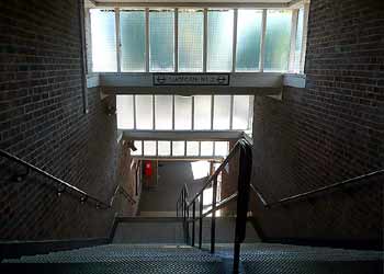 Art Deco Staircase Park Royal station.