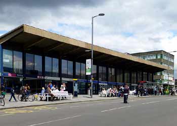 street view of Barking station building.