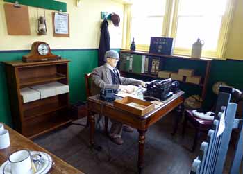 looking towards window station master office Chappel and Wakes Colne..