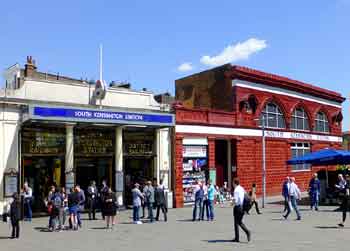 South Kensington station London