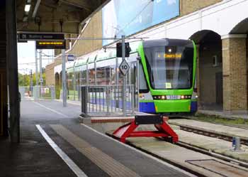 Wimbledon station tram