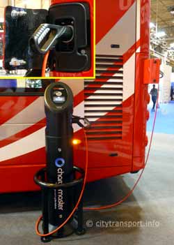 plug-in battery electric bus charging