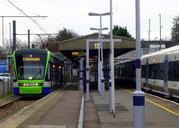 Woodside Tramlink station tram stop