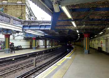 Bow Road station London.