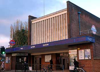 West Action station frontage.