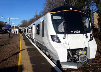 717 003 at Gordon Hill.