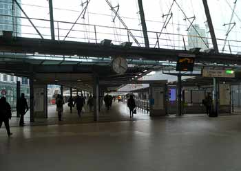North Greenwich escalator.