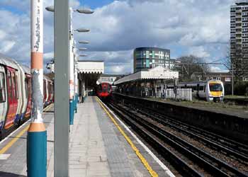 Route sharing C2C and Underground at Plaistow station