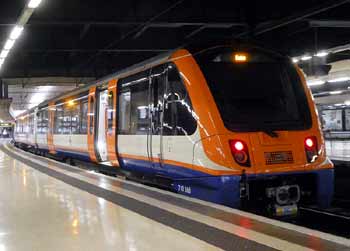 London Overground Class 710 train Euston station.