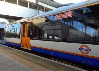 Class 378 train named Jeff Langston.
