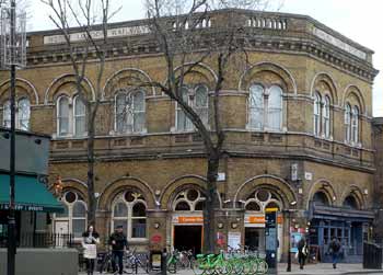 Camden Road station building.