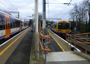 GOBLIN and North London Line trains at Gospel Oak.