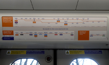London Overground route maps Class 710 trains.